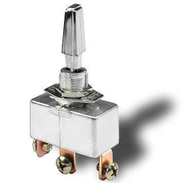 12VDC 50A On/Off/On 3 Pin SPDT Screw Terminal Aluminum Toggle Switch - Factory Price