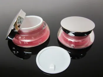 15ml 30ml scallop acrylic jar for cream cosmetics
