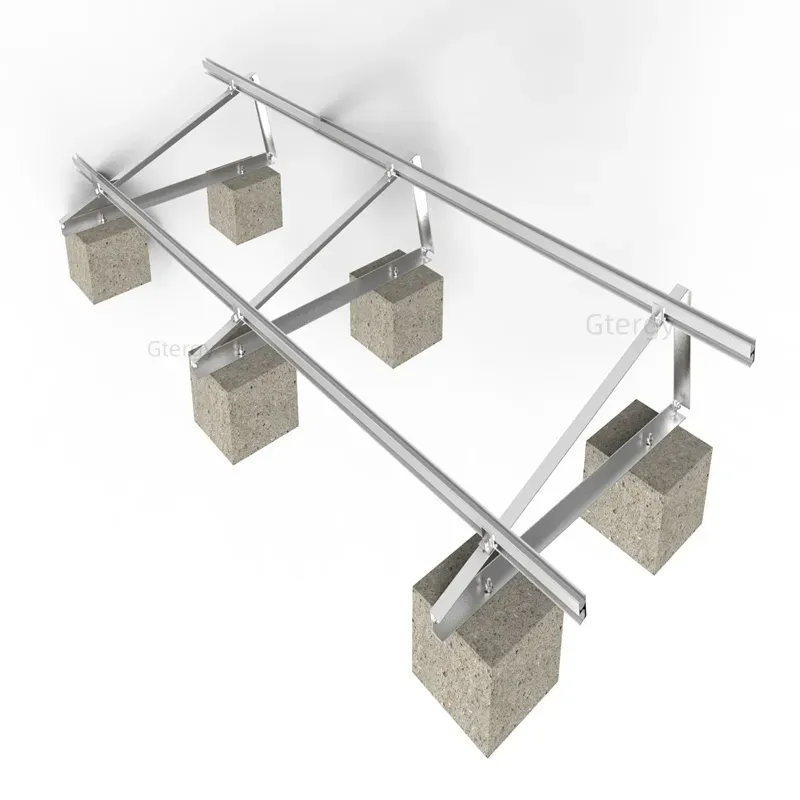 Aluminum Solar Panel PV Ballast Mounting System for Flat Roofs