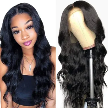 Unprocessed Body Wave Raw Peruvian Virgin Human Hair Hd Full Lace Front Wig For Black Women Wholesale Lace Frontal Closure Wig