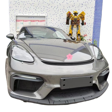 PP Plastic Material 718 Boxster Body Kit: GT4 Style Front and Rear Bumpers & Spoiler Upgrade