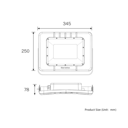 Advanced High Power Floodlight for Commercial Spaces