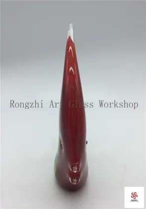 Big Red Fish Glass Sculpture