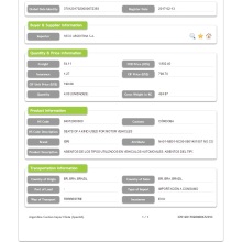 Argentina Aduana-datuak inportatzen