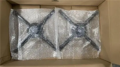 Double three claws cast iron table base