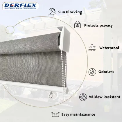 Blackout Sunscreen Fabric for Polyester Sunshade Blinds and Window Curtains