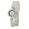 Luxo Pearl Jewelry Bracelet Quartz Watch