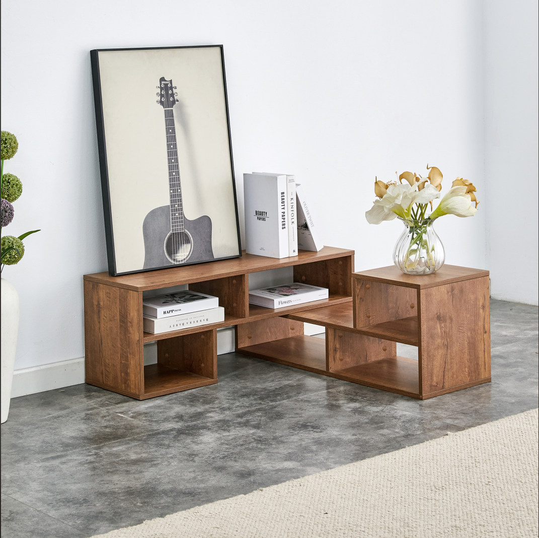 Modern Wooden TV Console for Living Room
