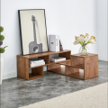 Elegant Latest TV Cabinet with Wooden Finish
