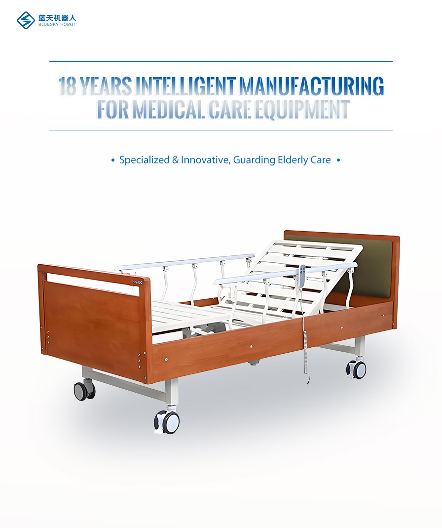 2 function medical electric bed
