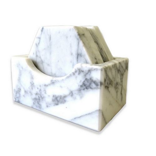 Pentagon marmor underlägg marmor Cup matta
