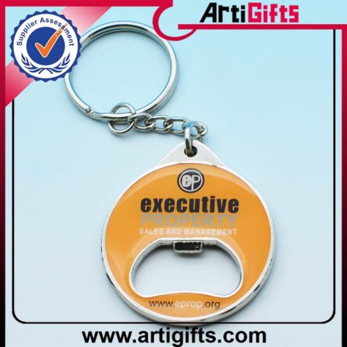Wholesale Custom Metal Bottle Opener Keychain with Your Own Design Logo