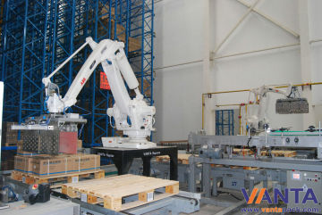 Md410ib/450 Automation Robotic Bag Palletizer , Robot Palletzing For Bag