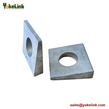 DIN434 ASTM F436 Șaibă pătrată teșită de 5/8 inchi