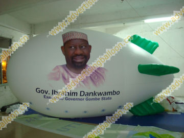 Inflatable Advertising Political Zeppelin