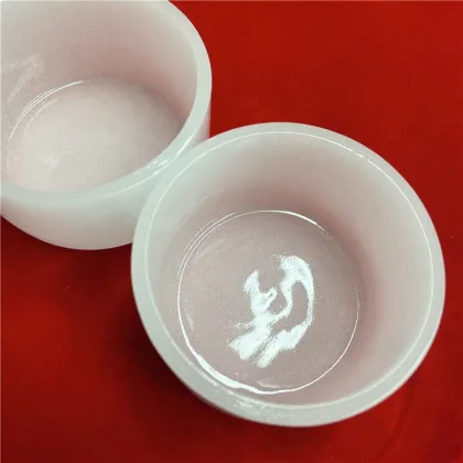 Customized Opaque Melting Crucible - Laboratory Milky White Quartz Crucible