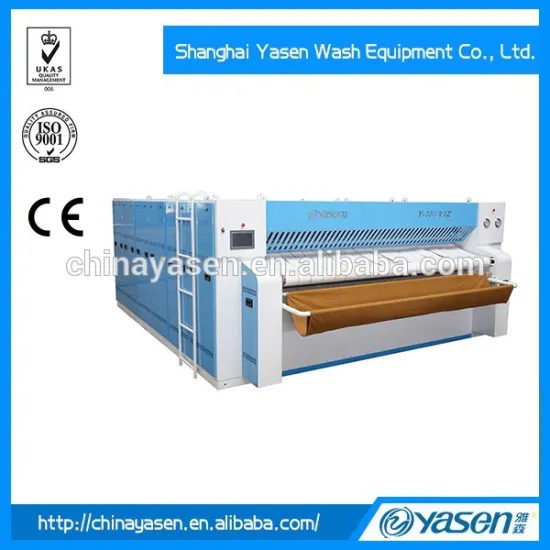 High speed multi-roller industrial ironing machines