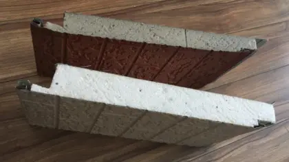 50mm EPS wood grain sandwich panels