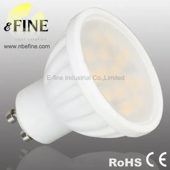 3528 SMD GU10 led lamps with plastic body