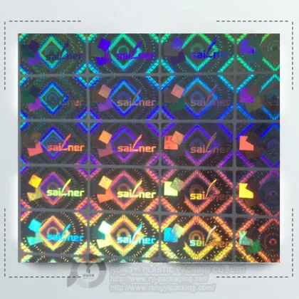 Lithography Anti-counterfeit Hologram Sticker Printed