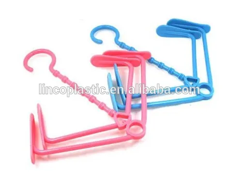 Colorful shoe hanger drying plastic rack