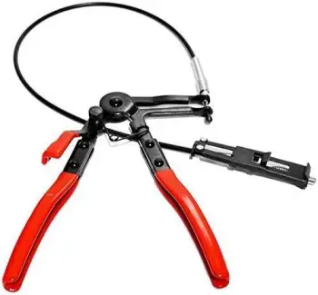 Car Repair Tool: Special Flexible Wire Hose Clamp Plier for Removing Locking Fuel, Oil, and Water Pipe Clamps