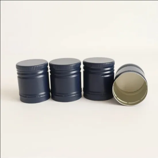 25.3x50mm screw glass bottle aluminum cap