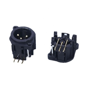3 Pin Female XLR Connector for Audio Signal - Panel Mount Socket