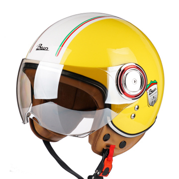 Wholesale Cheap Vintage Motorcycle Helmets: Retro Half Face Classic Motorbike Helmet for Unisex