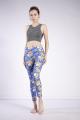 Ladies Starry Printed High Waist High Elastic leggings