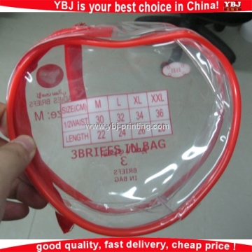 Wholesale offset printing pvc bag,glossy pvc bag,clear pvc shopping bag