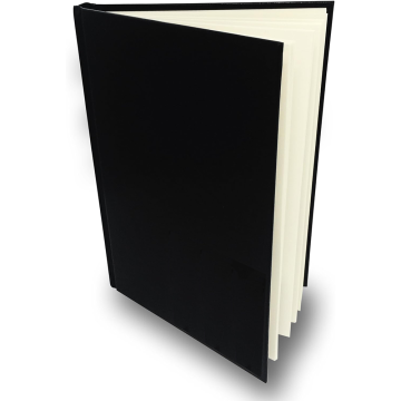 Customizable Black Cover Sketch Book with Removable Pages for Watercolor Art