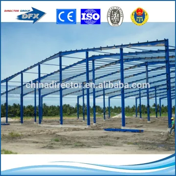 portable large span prefab house building steel frames workshop construction