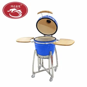 China Ceramic Mini Cheap Outdoor BBQ Kamado Joe Grill 16 Inch