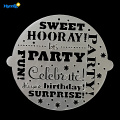 Plastic DIY Cake Stencils Template for Party