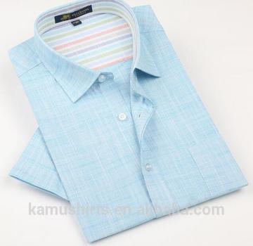 Men's Short Sleeve Linen Casual Summer Shirts