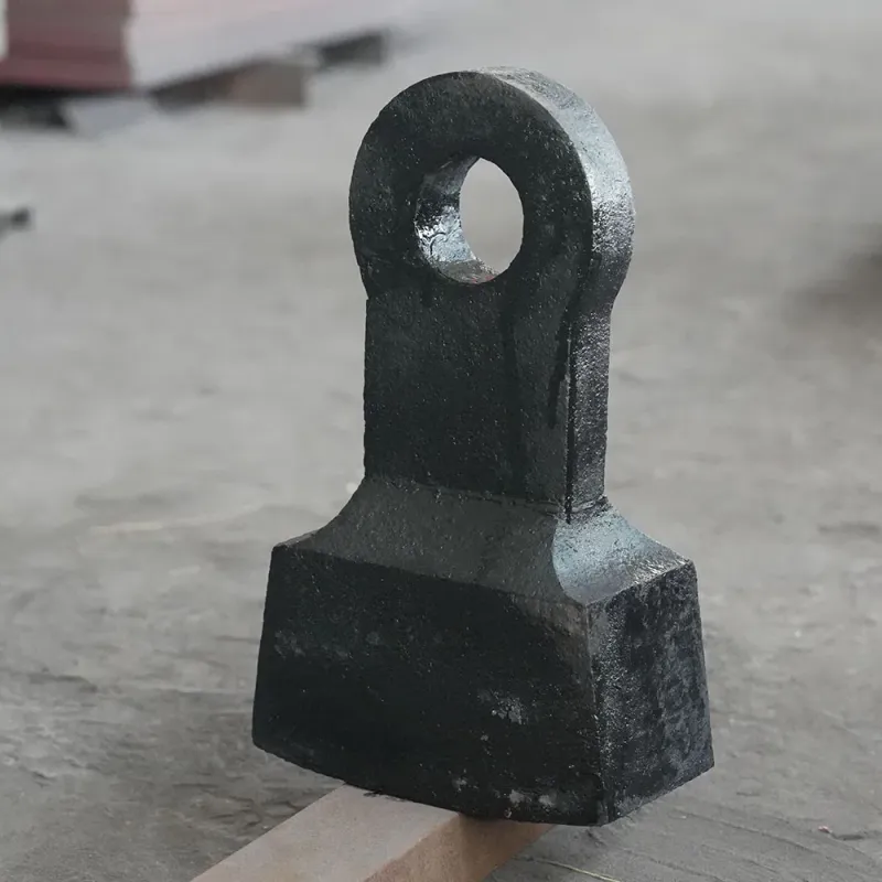 Low-Cost High-Chrome Crusher Hammer Head for Mining Applications