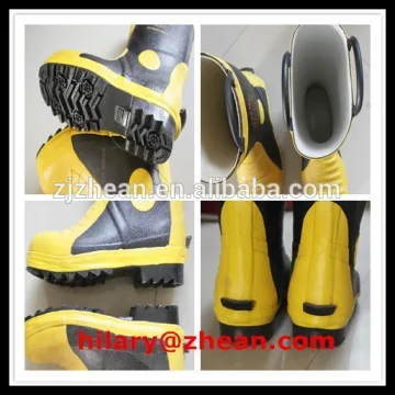 Safety Protective Fire Rubber Boots Fire Shoes