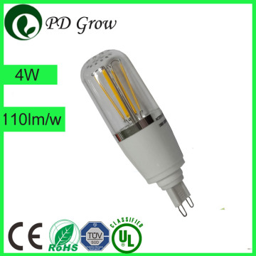 High performance ceramic filament frame mini G9 led bulb 3W 300LM with glass cover