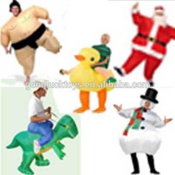 hot sale animal air inflated costume for adults