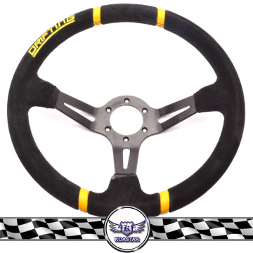 Wholesale High Quality racing car steering wheel/leather steering wheel