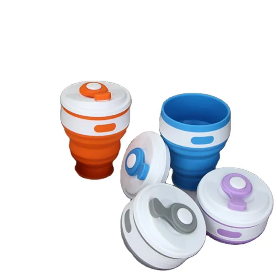 Customizable 300ML Foldable Travel Mug | Reusable Sport Bottle | Camping Cup | Collapsible Thermos for Kids & Hot Water