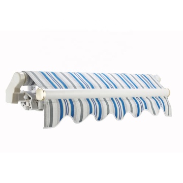 Wholesale white arm wall hinged extendable roof awning antirust front door awning for outdoor