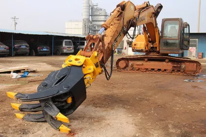 360 Degree Rotary Hydraulic Grapples for Excavator - Stone Log Grapple