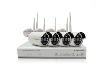 4CH Wireless HD 960P 1.3MP WIFI NVR KIT