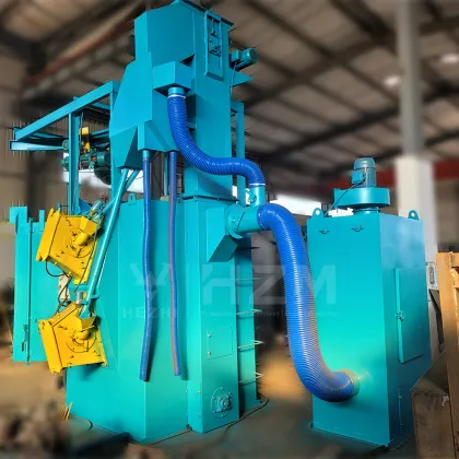 Gear Box Q378 Spinner Shot Blaster for Alloy Wheel Shot Blasting