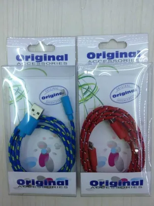mobile phone braided usb data cable