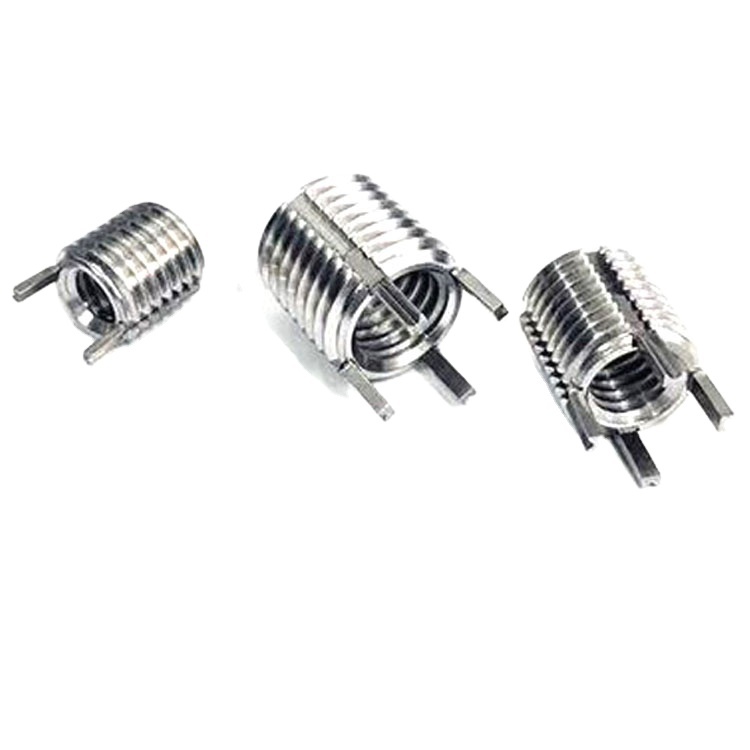 Custom Keensert M4x0.7 Industrial Fastener - Zinc Plated Zinc 304 Stainless Steel Key Locking Thread Insert