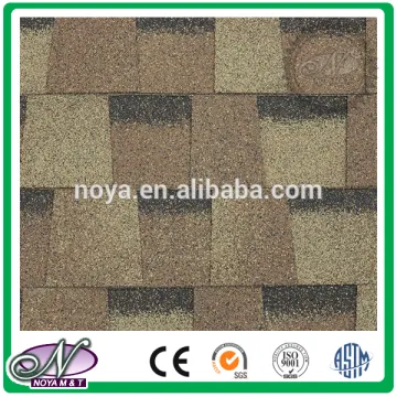 Build roof material asphalt shingles 1000*333 types of roof tiles for wholesales