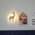 Dekoracyjna lampa ścienna żyrafy do pokoju dziecięcego